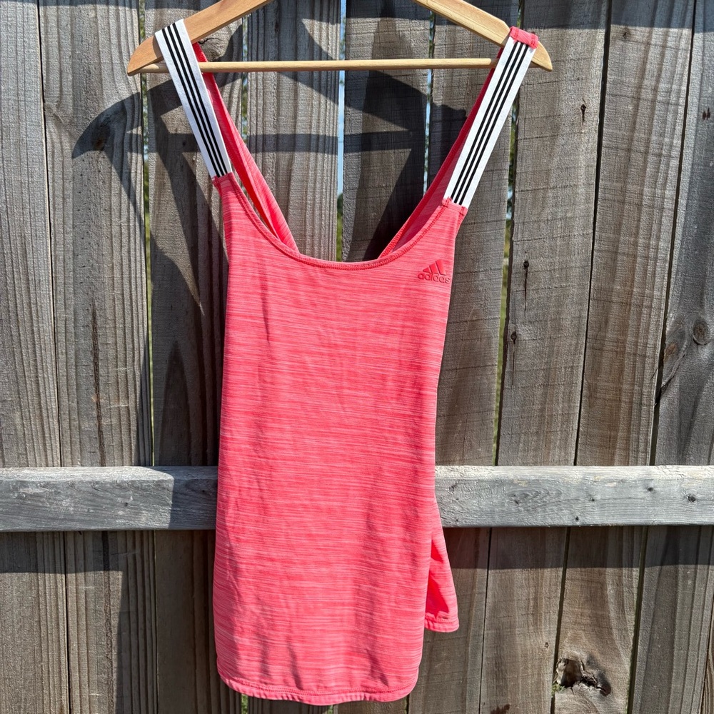 Adidas Womens Pink Sleeveless Tank Top Size Large NWT